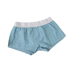Quần lót boxer nam sọc caro WANGJIANG cotton thoáng khí thoải mái