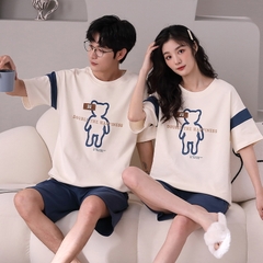 Bộ đồ nam cotton ngắn tay kiểu dáng thể thao