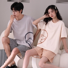 Bộ đồ nam cotton ngắn tay kiểu dáng thể thao