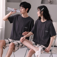 Bộ đồ nam cotton ngắn tay kiểu dáng thể thao