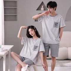 Bộ đồ nam cotton ngắn tay kiểu dáng thể thao