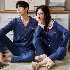 Đồ bộ nam dài tay phối họa tiết phù hợp mặc ở nhà