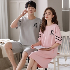 Bộ đồ nam cotton ngắn tay kiểu dáng thể thao