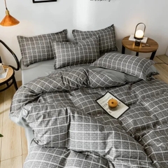 Bộ chăn drap gối cotton Korea NS270