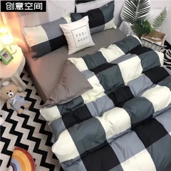 Bộ chăn drap gối cotton Korea NS270