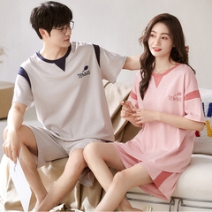 Bộ đồ nam cotton ngắn tay kiểu dáng thể thao