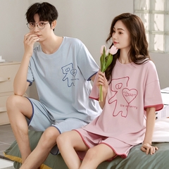 Bộ đồ nam cotton ngắn tay kiểu dáng thể thao