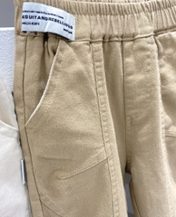 Quần kaki lưng chun phong cách Hàn Quốc cho bé trai