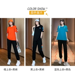 Bộ đồ cotton mỏng xu hướng thời trang giản dị dành cho các môn thể thao