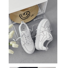 Giày sneaker nam kiểu ulzzang phối họa tiết đơn giản