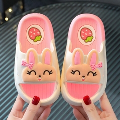 Dép UNMUN hình thỏ dễ thương tránh trơn trượt cho bé gái
