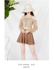Bộ đồ bơi phong cách Nhật Bản và Hàn Quốc, thiết kế áo độc đáo, kiểu dáng nữ sinh dễ thương