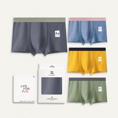 Quần lót boxer nam chất cotton co giãn thoáng khí
