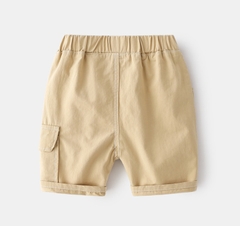 Quần short kaki túi hộp đơn giản cho bé trai