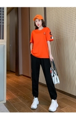 Bộ đồ cotton mỏng xu hướng thời trang giản dị dành cho các môn thể thao