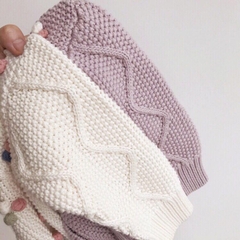 Áo len cardigan dệt kim phối nhiều màu sắc dễ thương dành cho bé gái