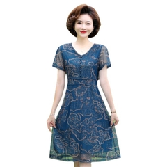 Đầm kiểu dáng phương Tây thiết kế thanh lịch tao nhã phù hợp dự tiệc đi làm