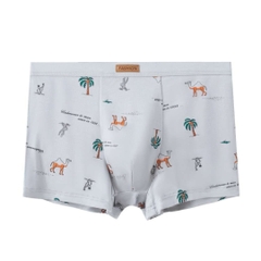 Quần lót boxer nam in hình thoáng khí siêu co giãn
