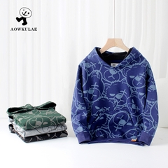 Áo khoác hoodie in hình gấu dễ thương dành cho bé trai