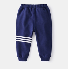 Bộ đồ thể thao cotton sọc dài tay cho bé trai