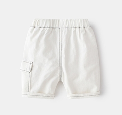 Quần short kaki túi hộp đơn giản cho bé trai