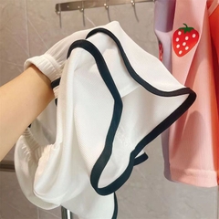 Bộ đồ hai dây co giãn lưng cao màu sắc dễ thương dành cho bé gái