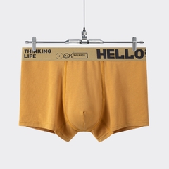 Quần lót boxer nam cạp chun in chữ cỡ lớn