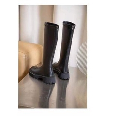 Giày boots Martin nữ co giãn cao tới đầu gối phiên bản Hàn Quốc