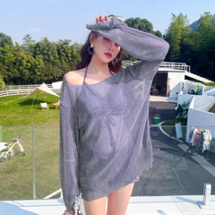 Bộ đồ bơi ba mảnh thời trang Hàn Quốc quyến rũ dành cho nữ