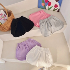 Quần ngắn vải cotton phong cách Hàn Quốc dành cho bé gái