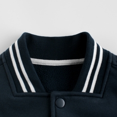Áo khoác bomber nỉ dày dặn kiểu dáng thể thao dành cho bé trai