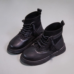 Giày boot Martin UNMUN đế mềm phong cách Hàn Quốc mới cho bé gái