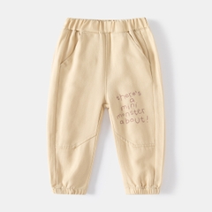 Quần kaki cotton thoải mái thấm hút mồ hôi cho bé trai