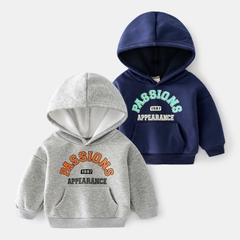 Áo khoác hoodie in chữ phong cách Hàn Quốc dành cho bé trai