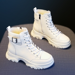 Giày boots Martin ngắn cổ phong cách Anh Quốc phù hợp cho học sinh, sinh viên