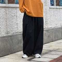 Quần kaki nam form rộng ống suông phong cách Hồng Kông