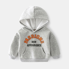 Áo khoác hoodie in chữ phong cách Hàn Quốc dành cho bé trai