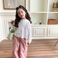 Áo khoác chống nắng màu trơn kiểu dáng mỏng giản dị dành cho bé gái