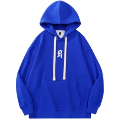Áo hoodie unisex dài tay in chữ phong cách thời trang trung tính
