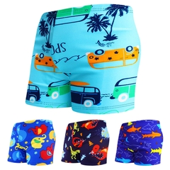Quần bơi boxer HURUN in hoạt hình dành cho bé trai