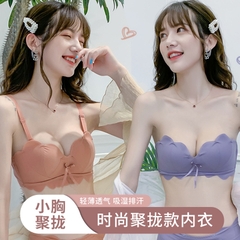 Bộ đồ lót không có gọng thép, dây đeo có thể tháo rời, thời trang gợi cảm dành cho nữ