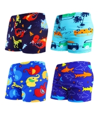 Quần bơi boxer HURUN in hoạt hình dành cho bé trai