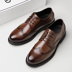 Giày tây nam cao cấp da bò thật kiểu dáng oxford lịch lãm