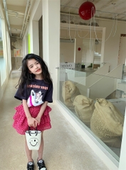 Quần giả váy họa tiết hoa thiết kế xếp tầng hình bánh sinh nhật dễ thương dành cho bé gái
