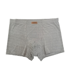 Quần lót boxer nam in hình kẻ sọc chất cotton mềm mại siêu bền