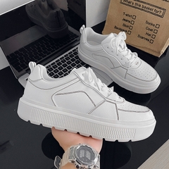 Giày sneaker nam kiểu ulzzang phối họa tiết đơn giản