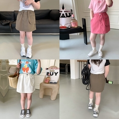 Váy ngắn giản dị thiết kế mới hợp thời trang dành cho bé gái