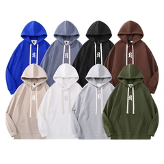 Áo hoodie unisex dài tay in chữ phong cách thời trang trung tính
