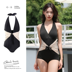 Bộ đồ bơi mùa hè cổ chữ V khoét sâu gợi cảm dành cho nữ