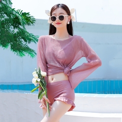 Bộ đồ bơi ba mảnh thời trang Hàn Quốc quyến rũ dành cho nữ